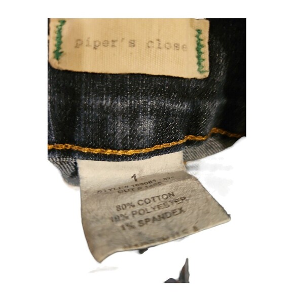 PIPERS CLOSET JUNIORS SZ 1 TALL SKINNY JEANS - Picture 5 of 6